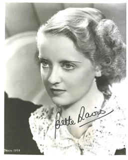Bette Davis autograph