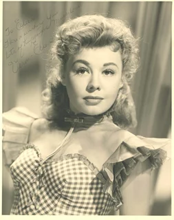 Vera-Ellen autograph