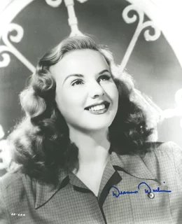 Deanna Durbin autograph