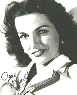 Jane Russell autograph