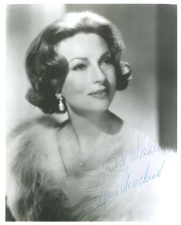 Agnes Moorehead autograph