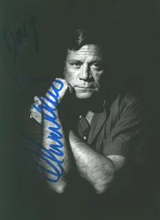 Oliver Reed autograph