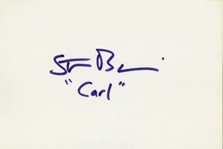 Steve Buscemi autograph