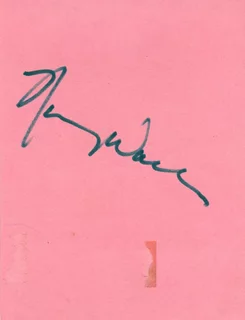 Nancy Walker autograph