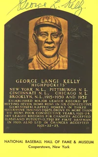 George Kelly autograph