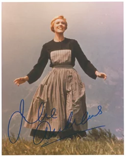Julie Andrews autograph