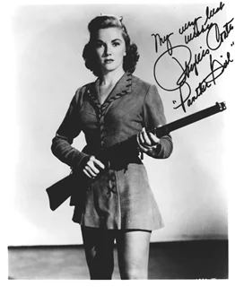 Phyllis Coates autograph