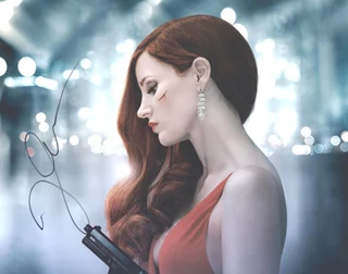 Jessica Chastain autograph