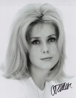 Catherine Deneuve autograph