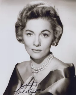 Joan Fontaine autograph