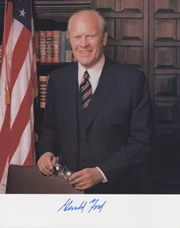Gerald Ford autograph