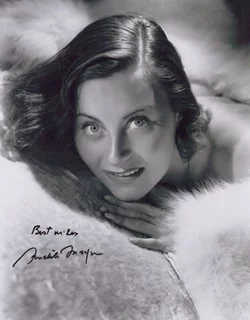 Michele Morgan autograph