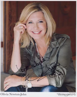 Olivia Newton-John autograph