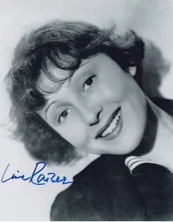 Luise Rainer autograph