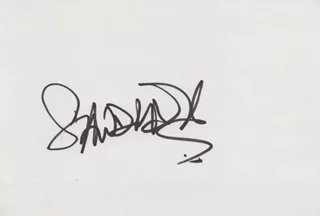 Sandra Oh autograph