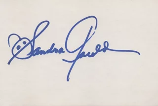 Sandra Gould autograph