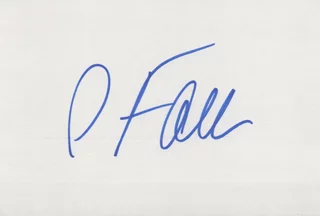 Peter Falk autograph
