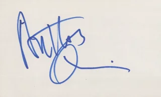 Anthony Quinn autograph