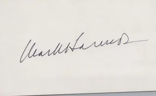 Mark Harmon autograph