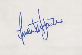 Geraint Wyn Davies autograph