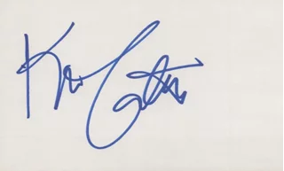 Kim Cattrall autograph