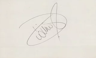 Dionne Warwick autograph