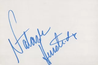 Natasha Henstridge autograph