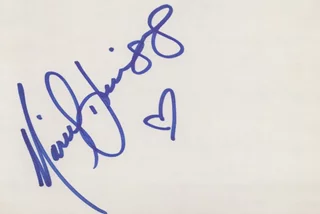 Mariel Hemingway autograph