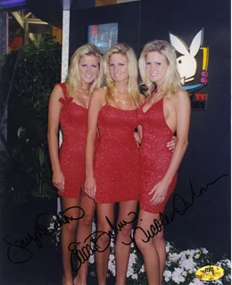The Dahm Triplets autograph