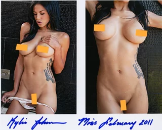 Kylie Johnson autograph