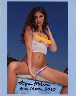 Kyra Milan autograph