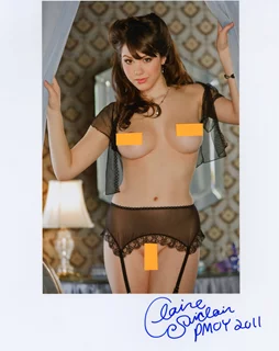 Claire Sinclair autograph