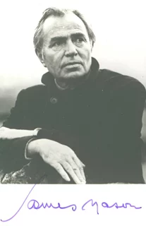 James Mason autograph