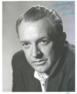 Arthur Kennedy autograph