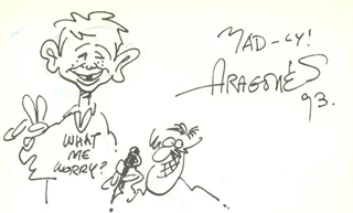 Sergio Aragones autograph