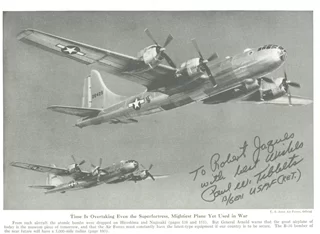 Paul W. Tibbets autograph