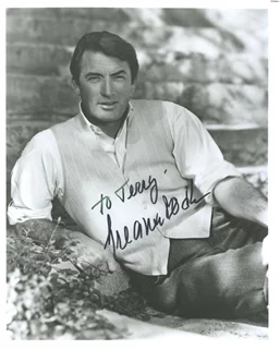 Gregory Peck autograph