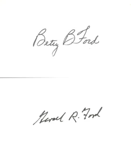 The Fords autograph