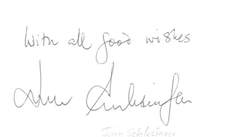 John Schlesinger autograph