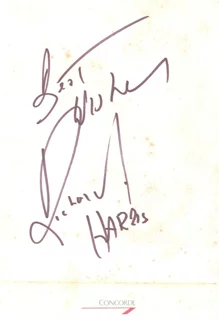 Richard Harris autograph