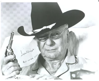 John Gielgud autograph