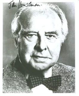 John Houseman autograph