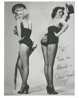 Jane Russell autograph