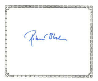 Robert Bloch autograph