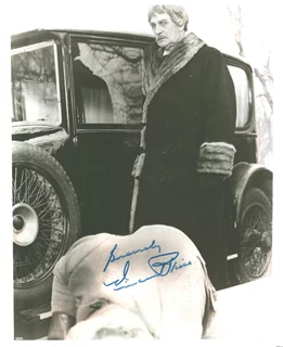 Vincent Price autograph