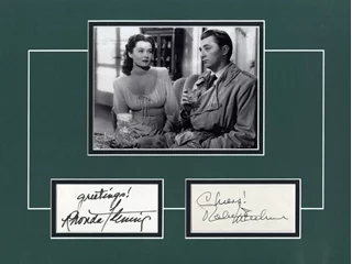 Out of the Past autograph