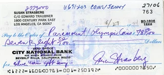 Susan Strasberg autograph