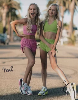 Kami and Katie Couch autograph