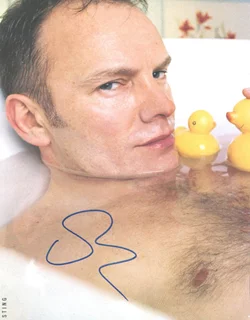 Sting autograph