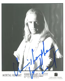 Christopher Lambert autograph